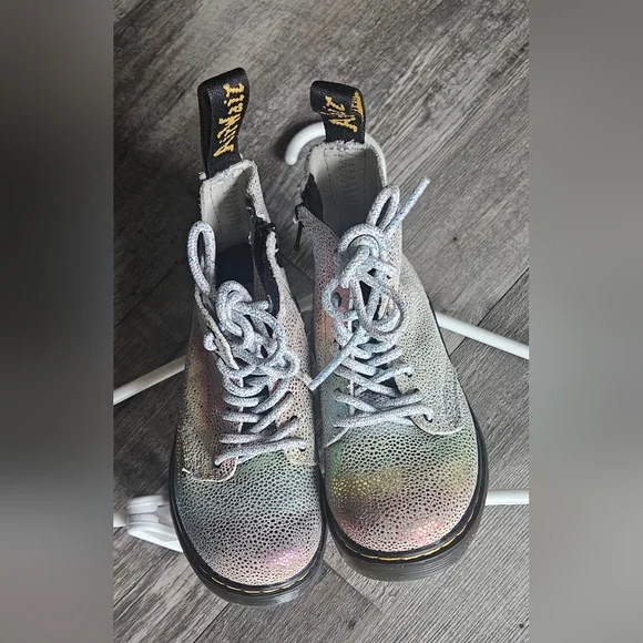 🩷💜Dr. Martens Zip Boots Size 8 Pascal T 🩵💛 - Picture 6 of 10